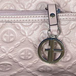 Giani Bernini dusty pink logo crossbody purse